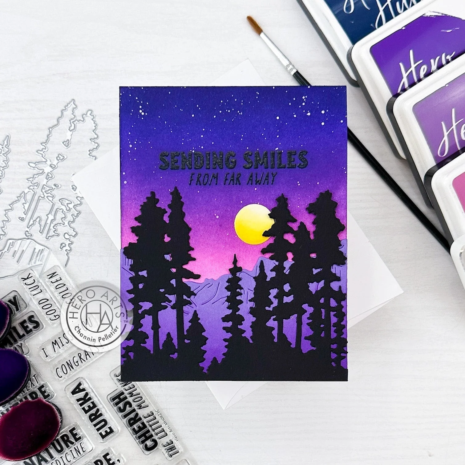 Hero Arts - Hero Hues Reactive Ink - Purple Galaxy - Image 8
