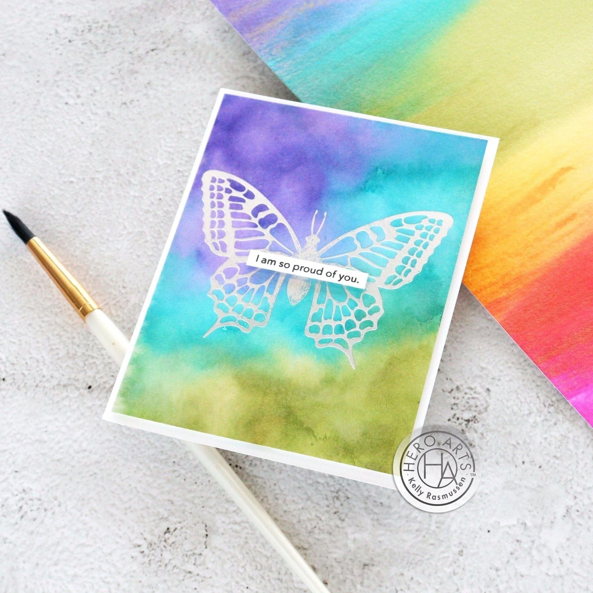 Hero Arts Egyptian Blue Reactive Glitz Ink - Image 2