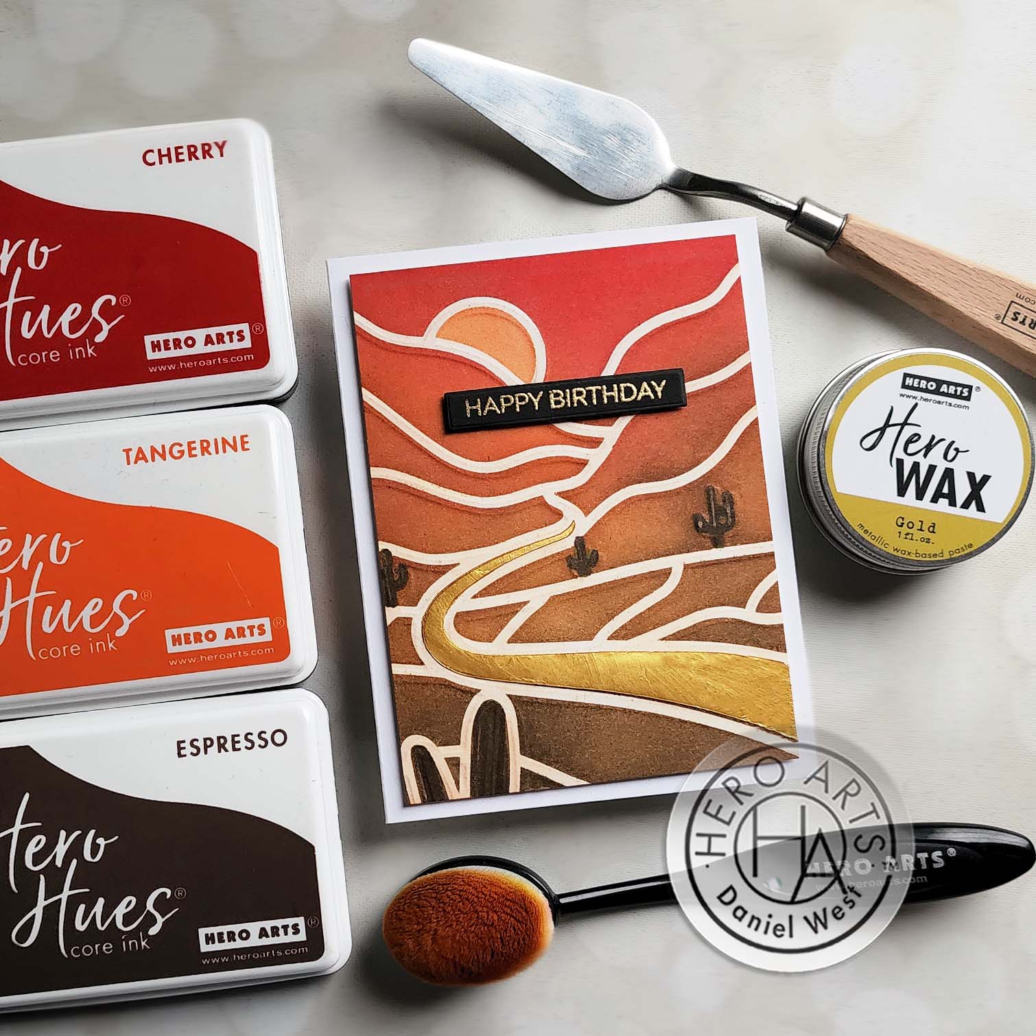 Hero Arts - Tangerine Core Ink Pad - Image 4