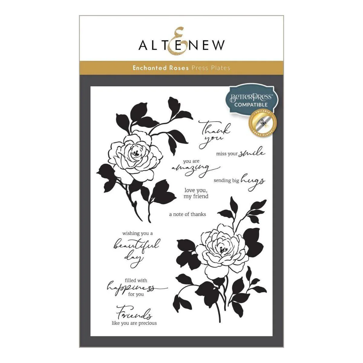 Altenew - Enchanted Roses Press Plate - Image 2