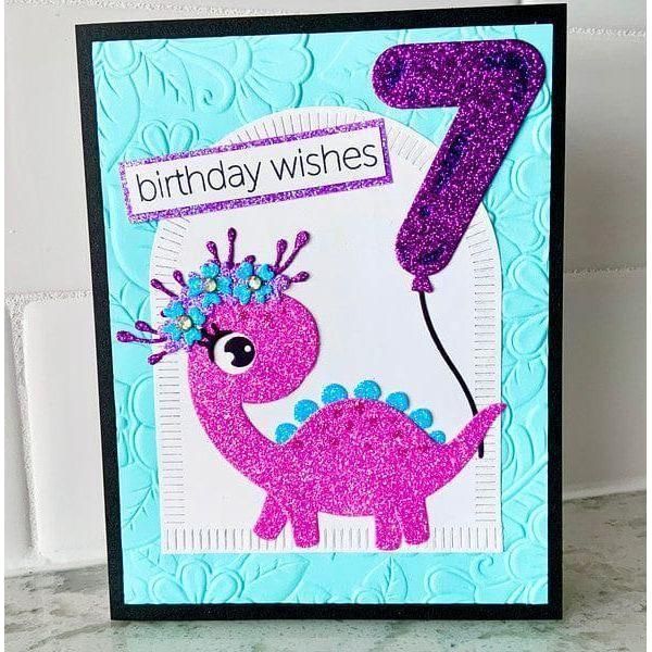 Birthday Dinosaur Etched Dies - Image 6