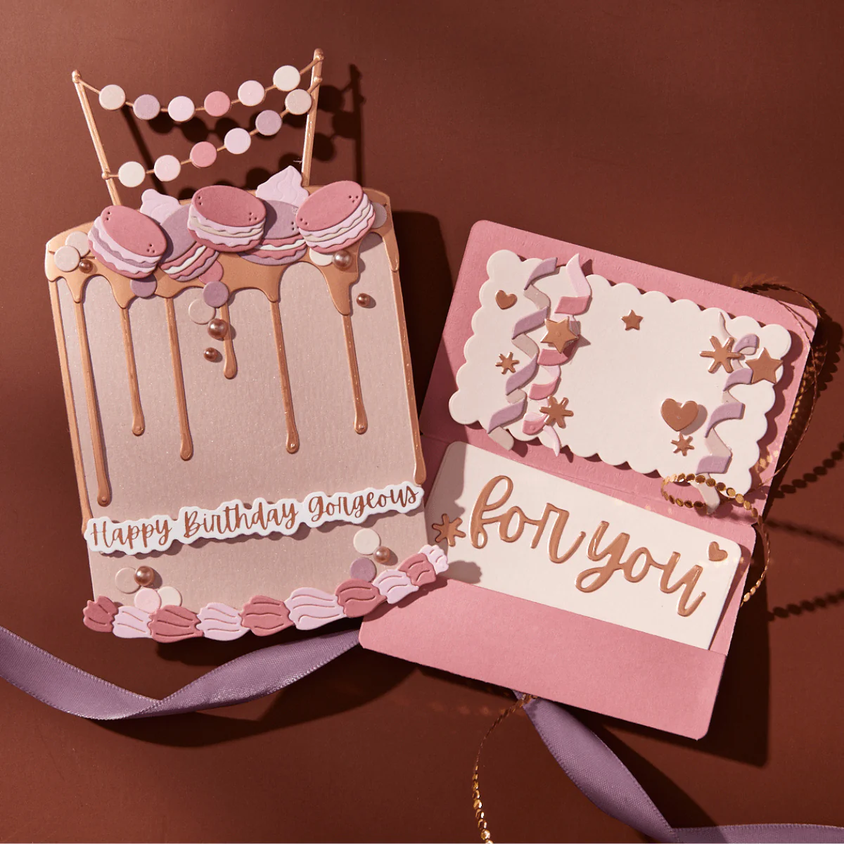 Bougie Birthday Sentiments Press Plate & Die Set from the Bougie Birthday Collection by Nina Boettcher - Image 12