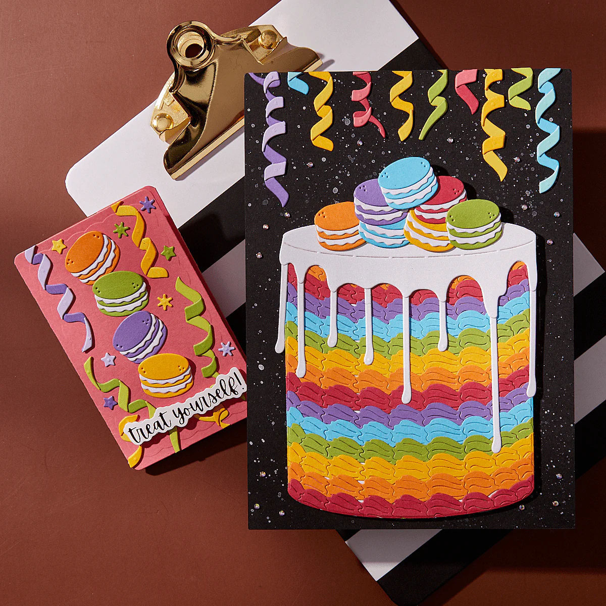 Bougie Birthday Sentiments Press Plate & Die Set from the Bougie Birthday Collection by Nina Boettcher - Image 13