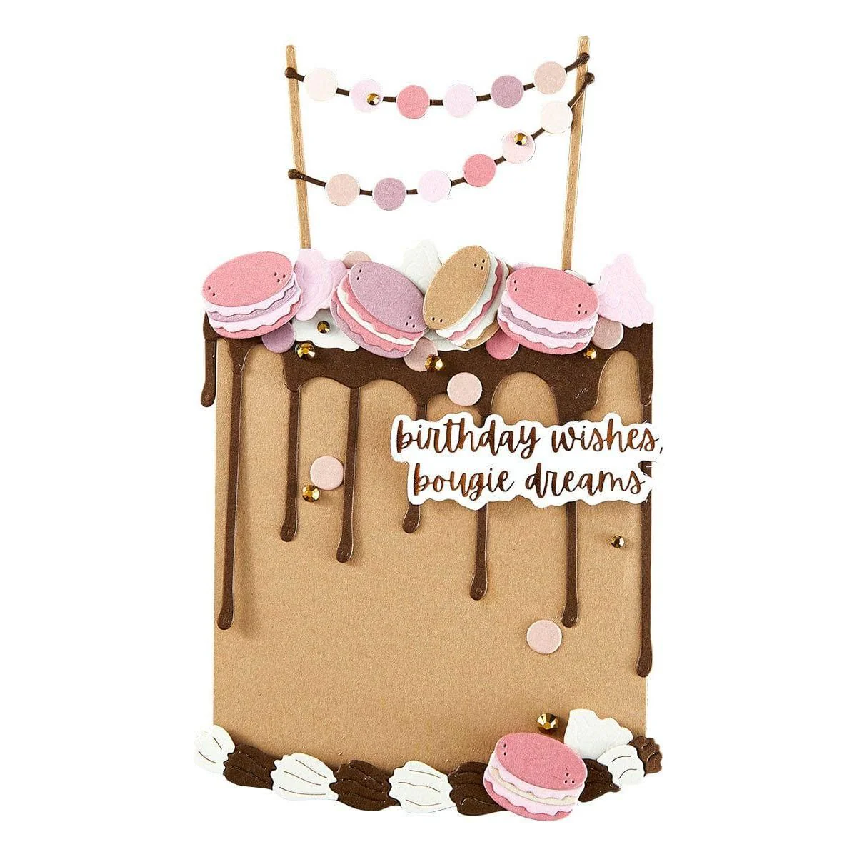 Bougie Birthday Sentiments Press Plate & Die Set from the Bougie Birthday Collection by Nina Boettcher - Image 15