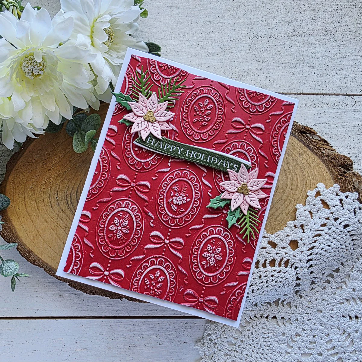 Christmas Cameos 3D Embossing Folder - Image 4
