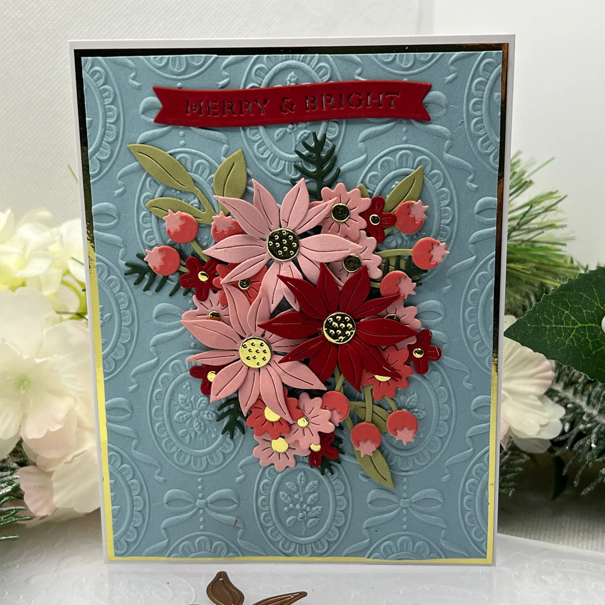 Christmas Cameos 3D Embossing Folder - Image 5
