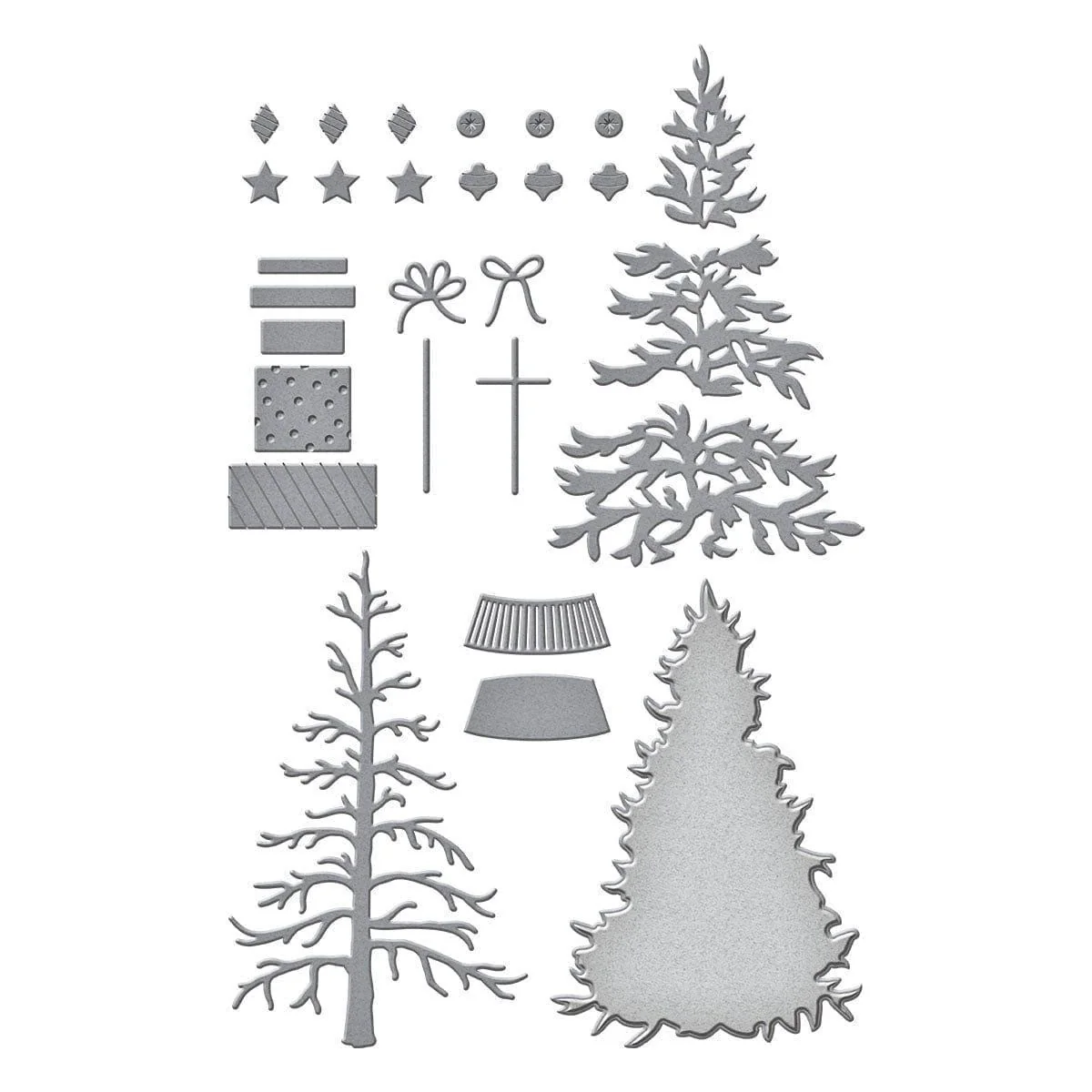 Classic Christmas Tree Etched Dies by Simon Hurley - Image 2