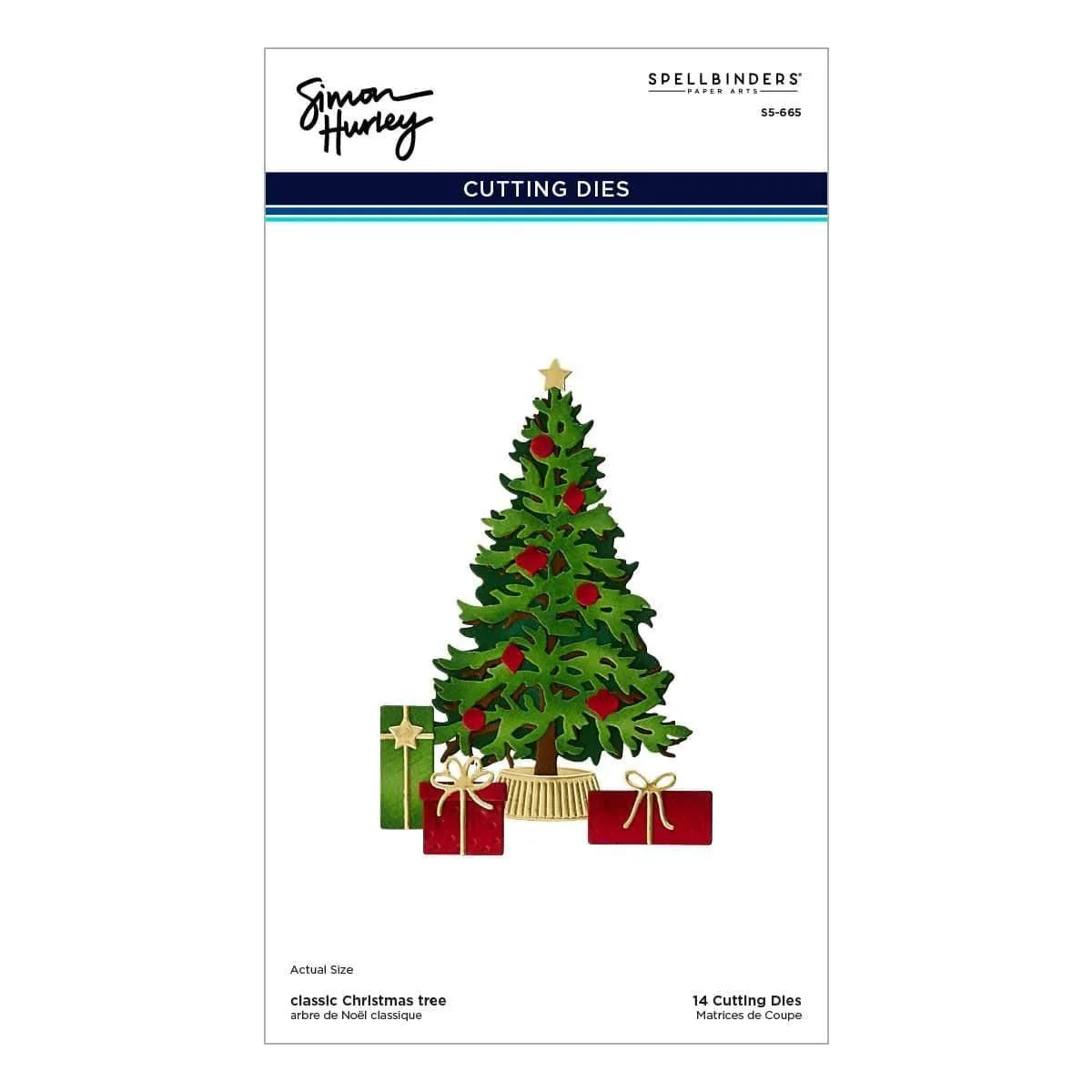 Classic Christmas Tree Etched Dies by Simon Hurley - Image 9