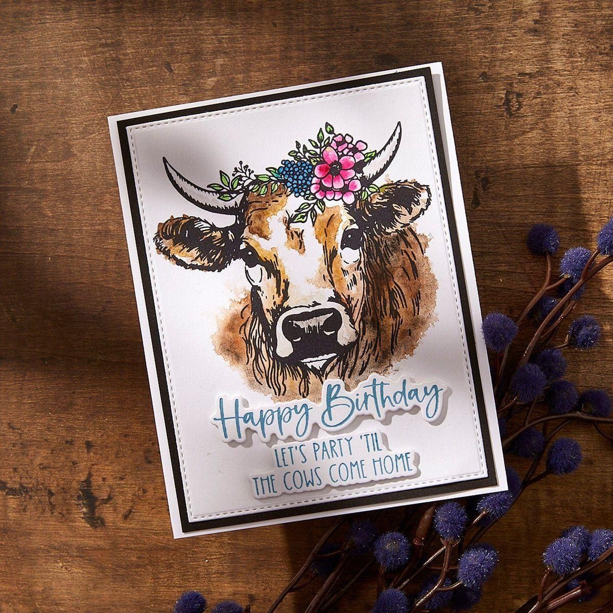 Clover BetterPress Plate & Die Set from the Justine's Farm Collection by Justine Dvorak - Image 4