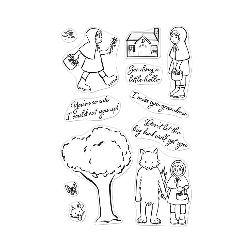 Hero Arts Little Red Riding Hood Clear Stamp Set - Image 2