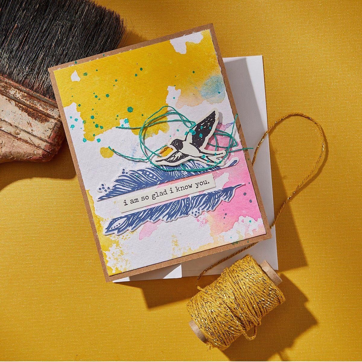 Collaged Birds BetterPress Plates & Die Set by Dina Wakley - Image 10