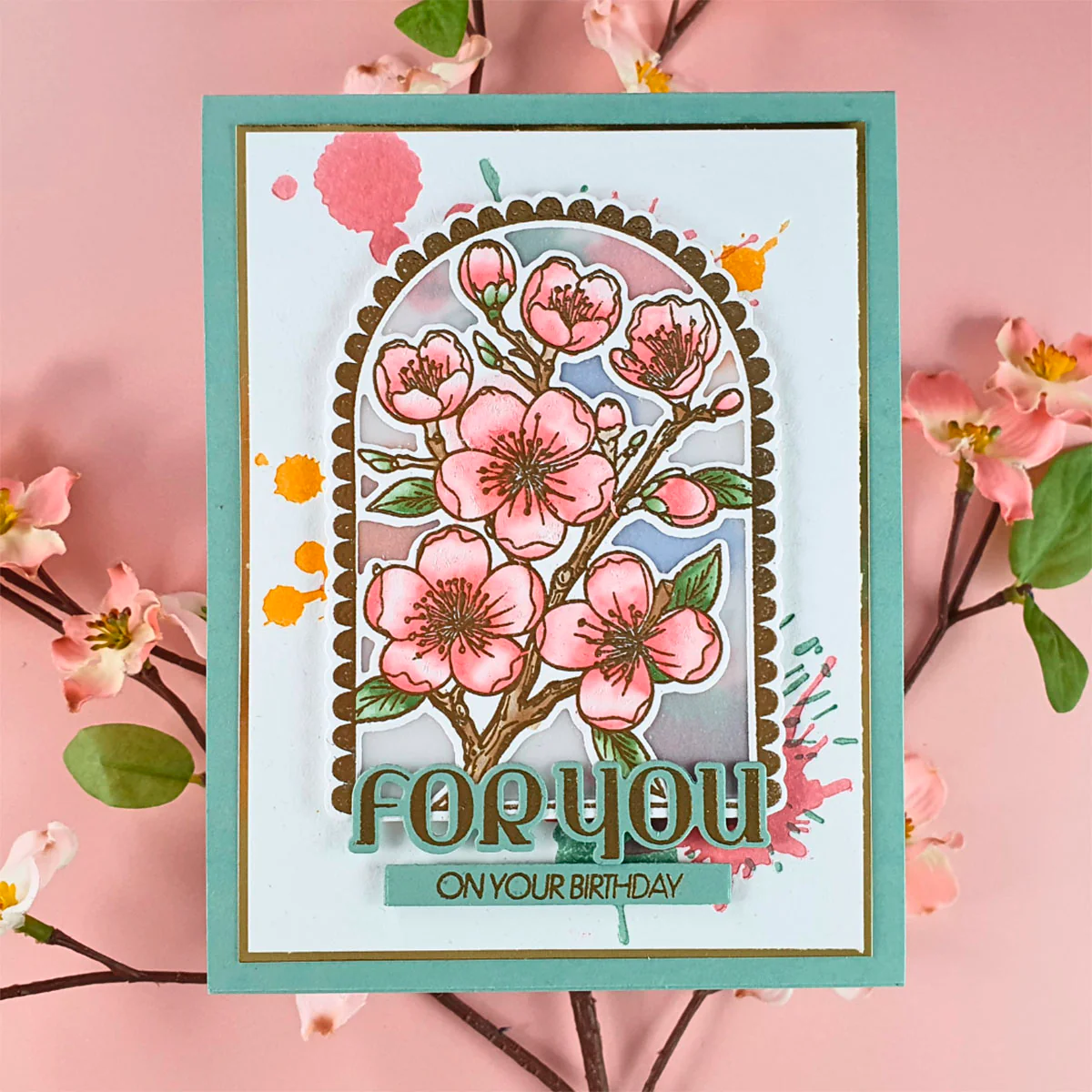 Colorful Expressions Blossom - (Dies Only) Coordinates with the Clear Stamp of the Month