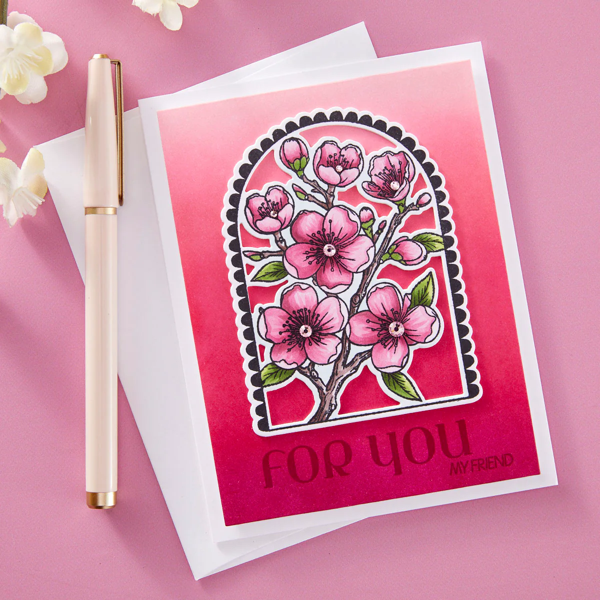 Colorful Expressions Blossom - (Dies Only) Coordinates with the Clear Stamp of the Month - Image 4