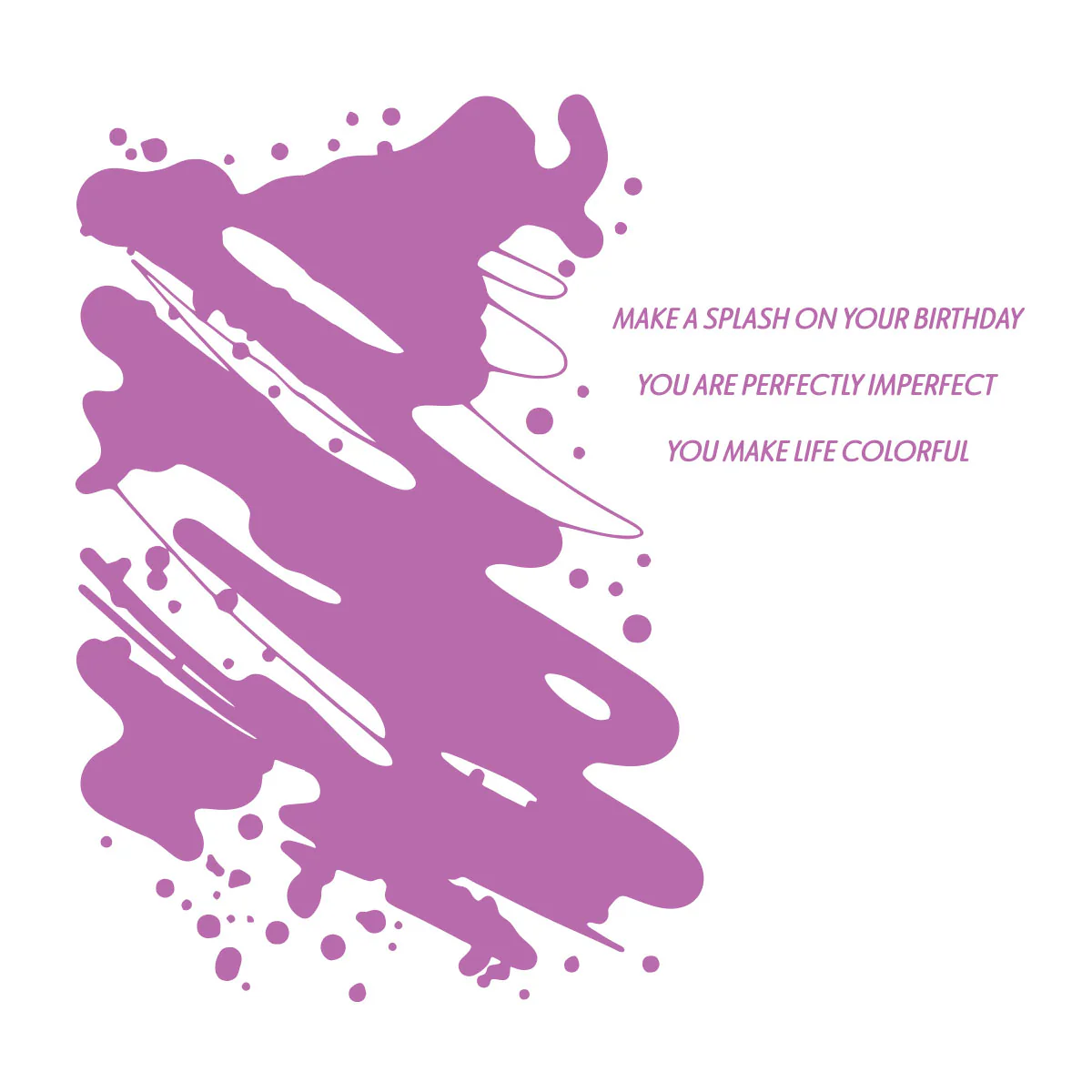 Colorful Splash - Glimmer Hot Foil Kit of the Month (Plates Only) - Image 2