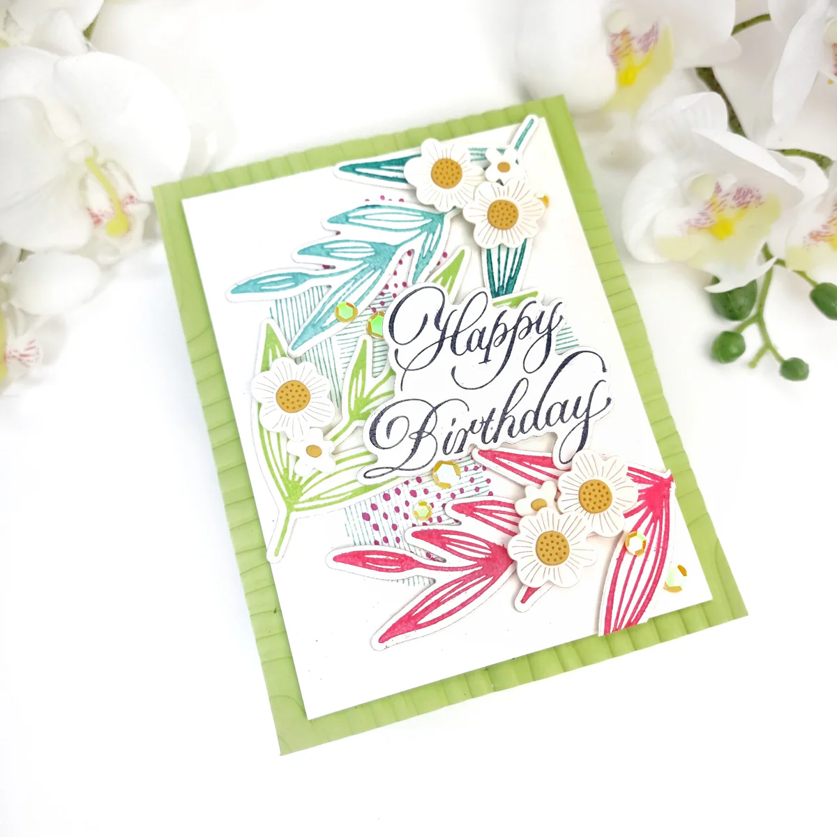 Copperplate Happy Birthday and Everything BetterPress Plate & Die Set by Paul Antonio - Image 5