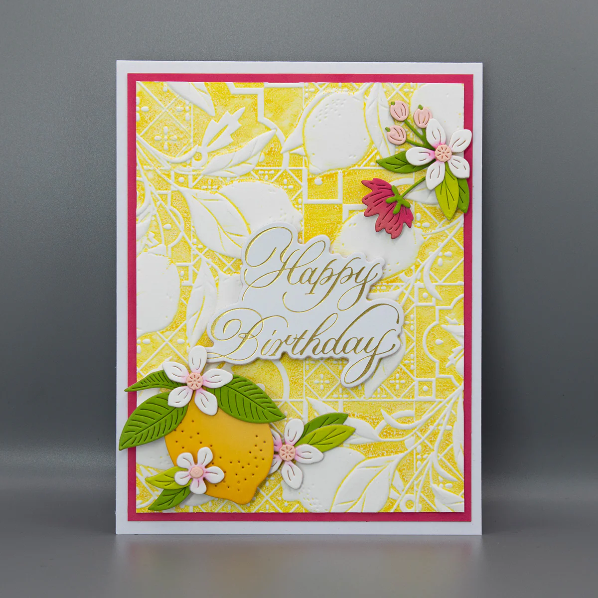Copperplate Happy Birthday and Everything BetterPress Plate & Die Set by Paul Antonio - Image 6