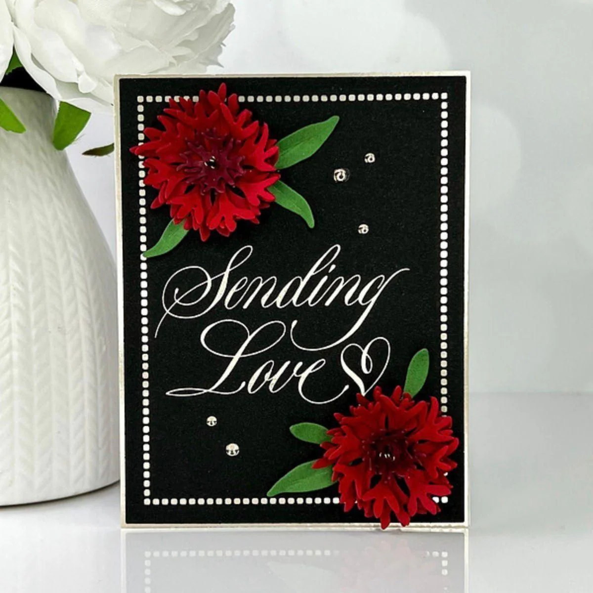 Copperplate Sending Love BetterPress Plate from the Copperplate On Your Wedding Day Collection by Paul Antonio - Image 4