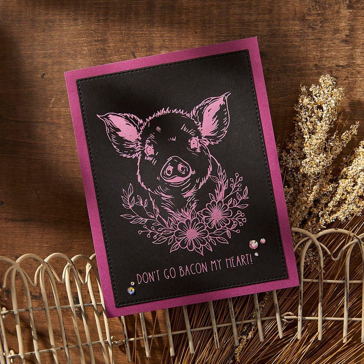 Daisy BetterPress Plate & Die Set from the Justine's Farm Collection by Justine Dvorak - Image 3