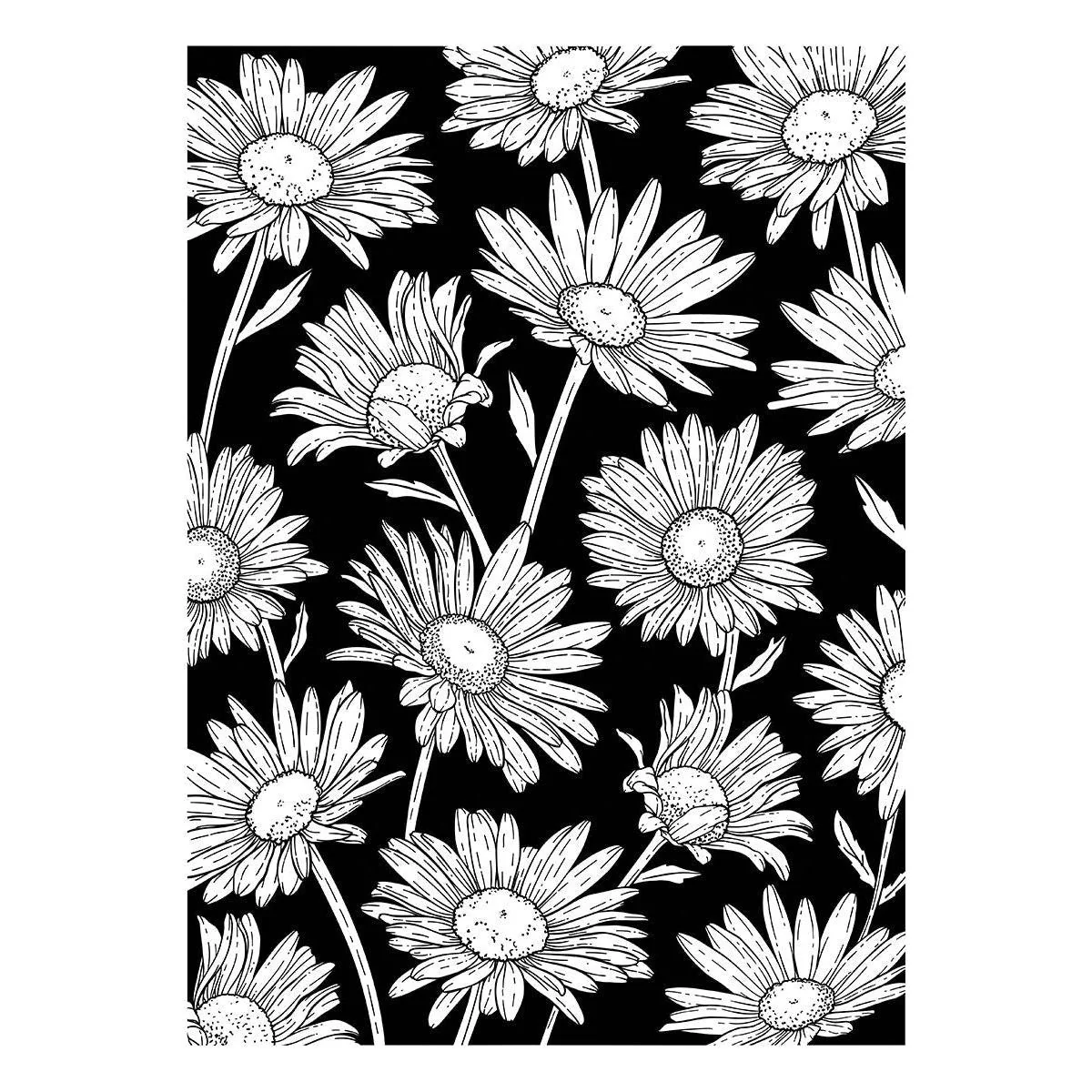 Daisy Shower BetterPress and Stencil Bundle by Yana Smakula - Image 2