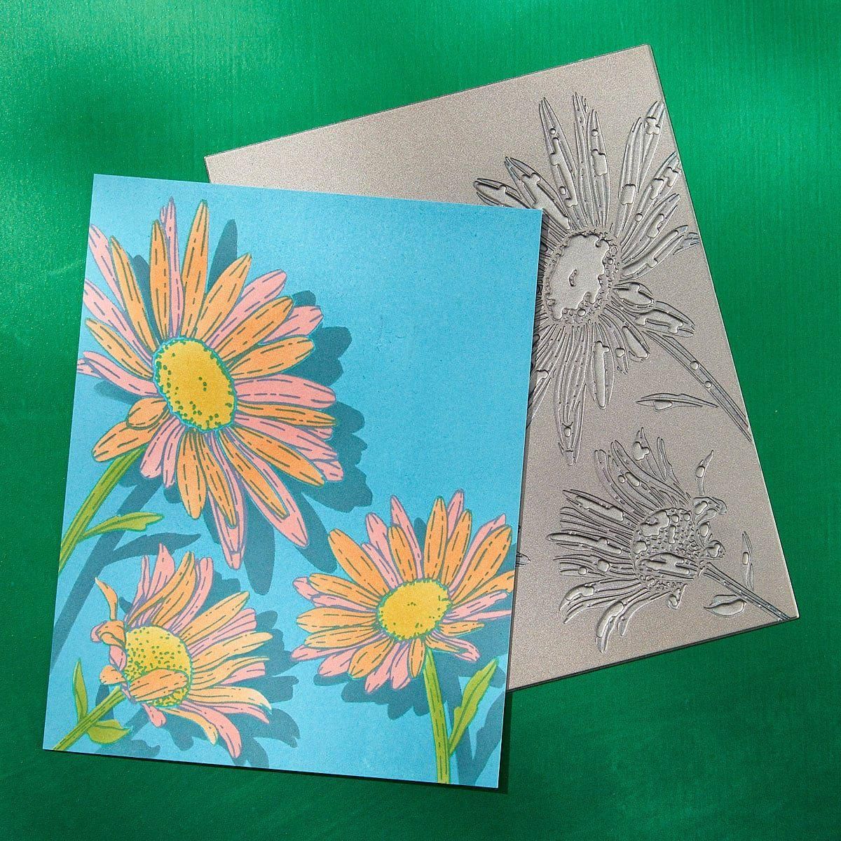 Daisy Trio BetterPress and Stencil Bundle by Yana Smakula