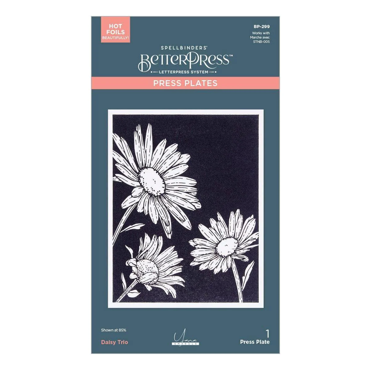 Daisy Trio Press Plates by Yana Smakula - Image 4