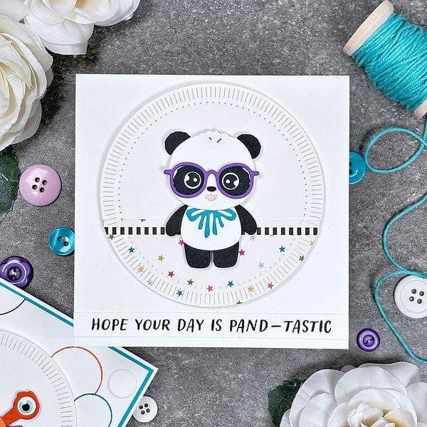 Dancin' Birthday Panda Etched Dies - Image 5