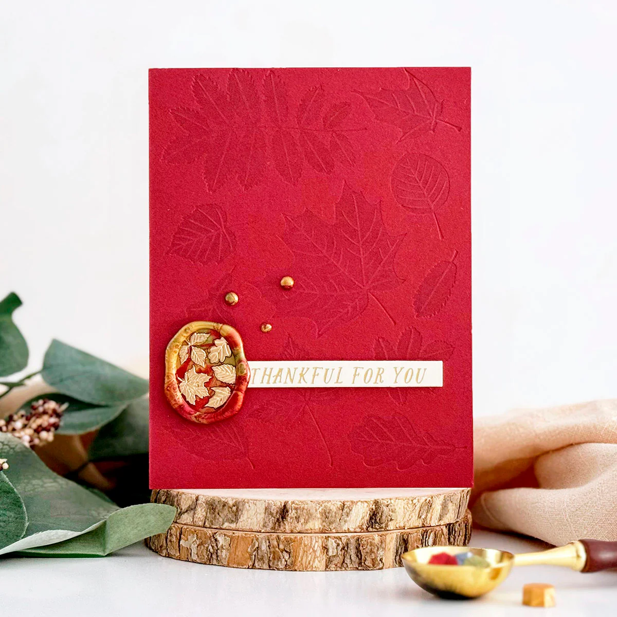 Falling Leaves - Wax Seal of the Month (Seal Stamp Only)