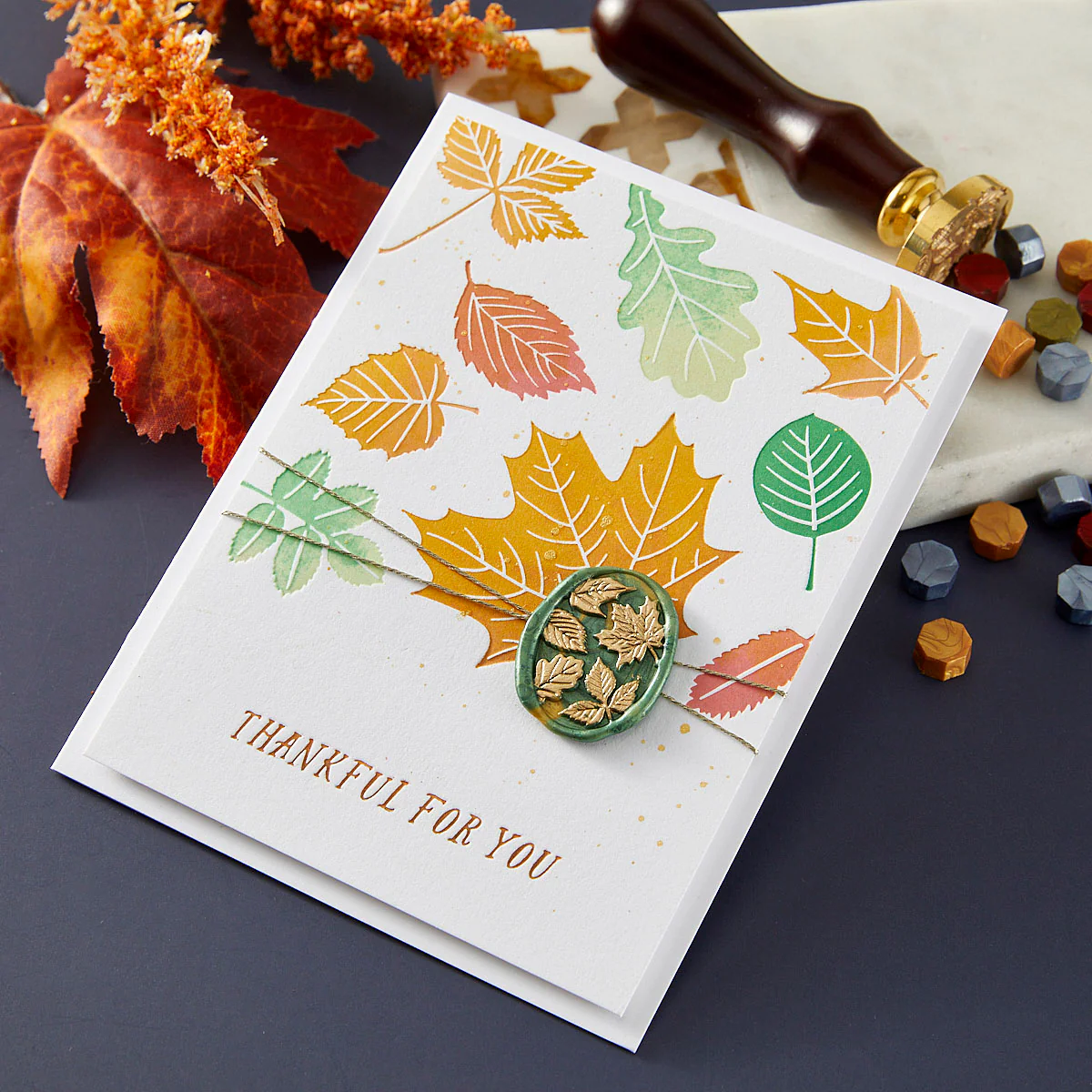 Falling Leaves - Wax Seal of the Month (Seal Stamp Only) - Image 3