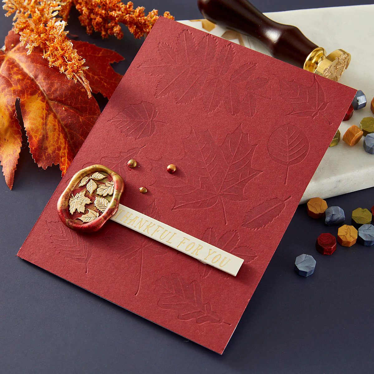 Falling Leaves - Wax Seal of the Month (Seal Stamp Only) - Image 4