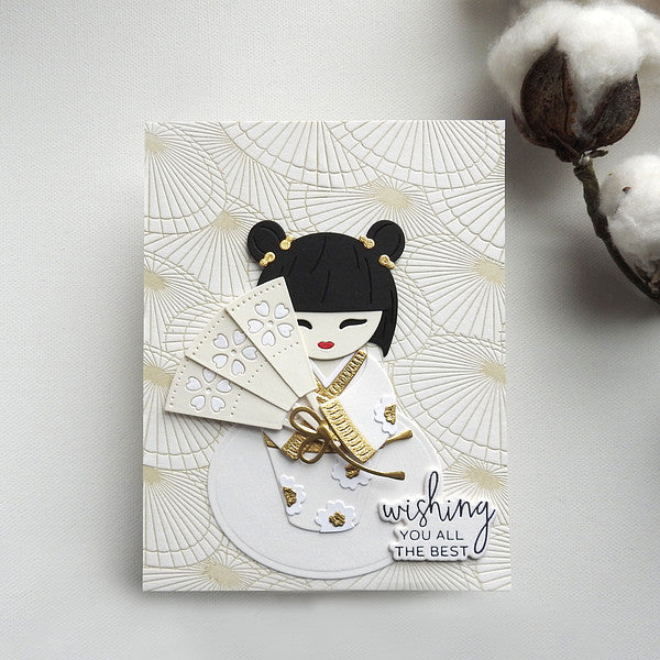 Fan & Bow Etched Dies by Alex Syberia Designs - Image 6