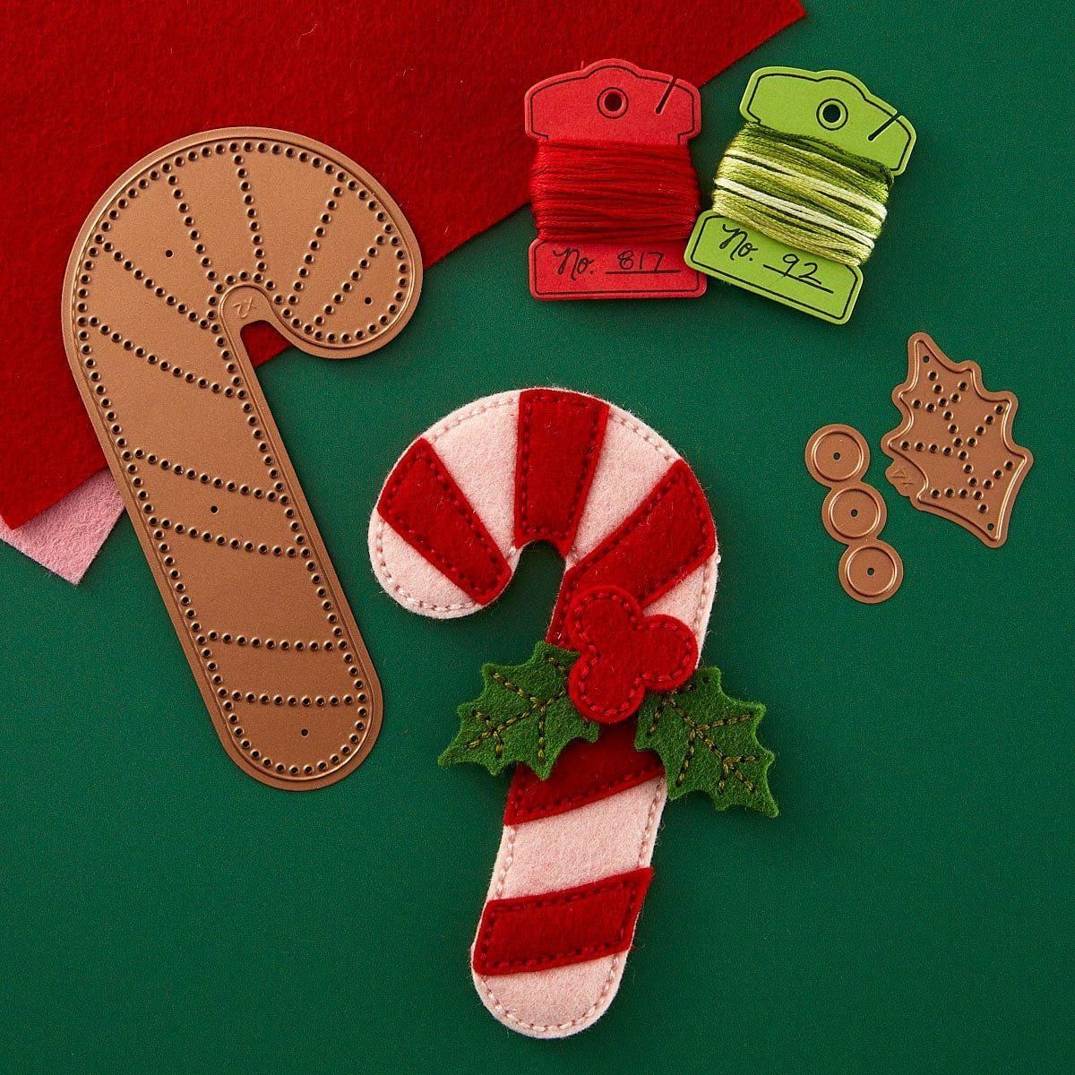 Felt Candy Cane Etched Dies by Nichol Spohr - Image 10