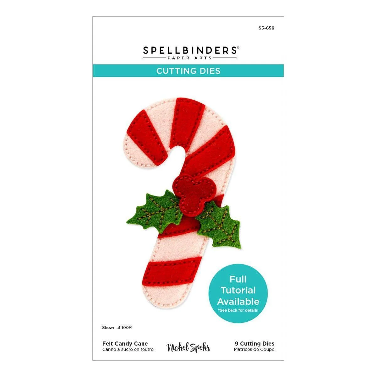 Felt Candy Cane Etched Dies by Nichol Spohr - Image 13