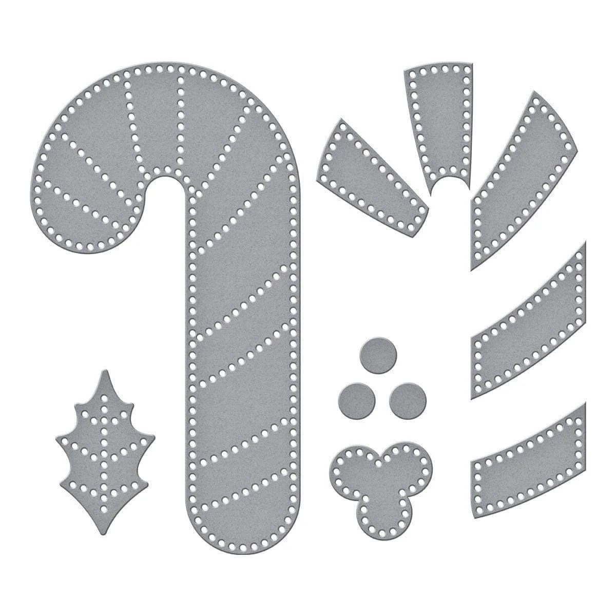 Felt Candy Cane Etched Dies by Nichol Spohr - Image 2