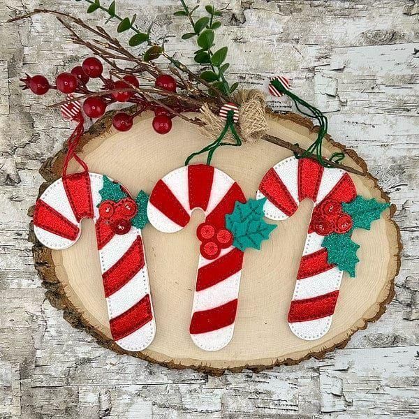 Felt Candy Cane Etched Dies by Nichol Spohr - Image 8