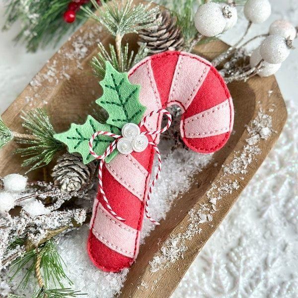 Felt Candy Cane Etched Dies by Nichol Spohr - Image 9