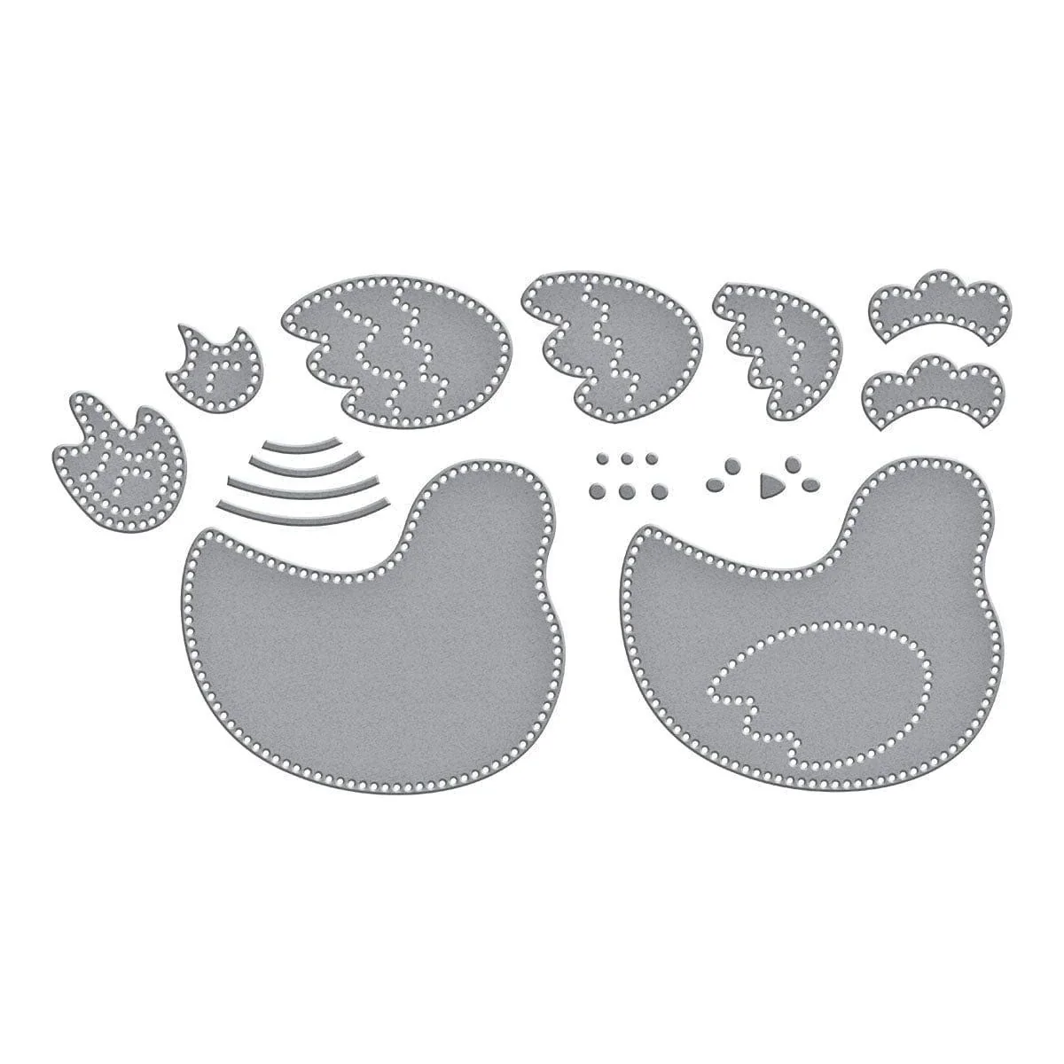 Felt Cozy Cluck Etched Dies by Nichol Spohr - Image 2