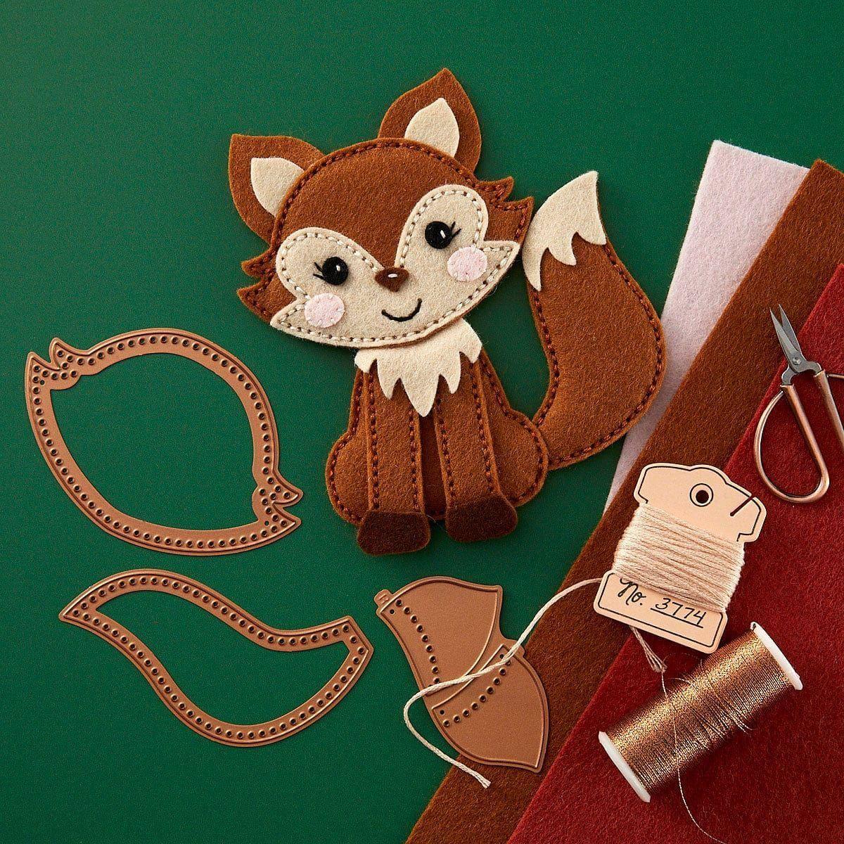 Felt Forest Fox Etched Dies by Nichol Spohr - Image 10