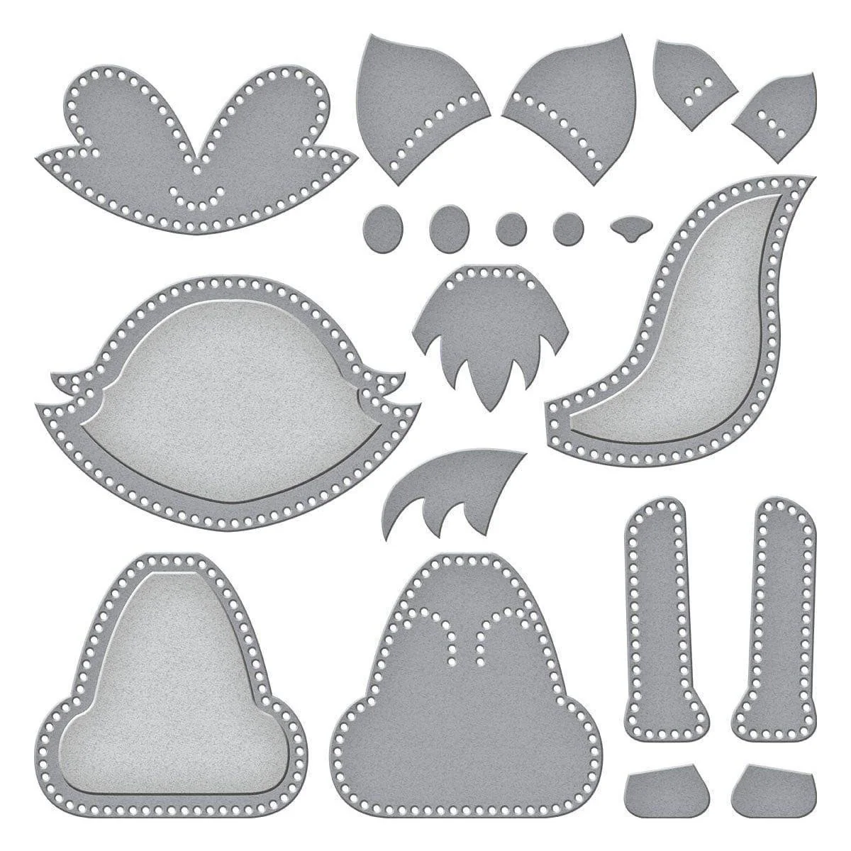 Felt Forest Fox Etched Dies by Nichol Spohr - Image 11