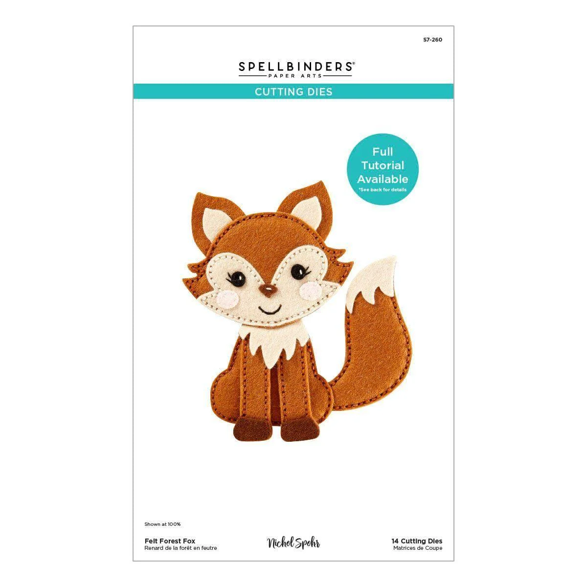 Felt Forest Fox Etched Dies by Nichol Spohr - Image 12