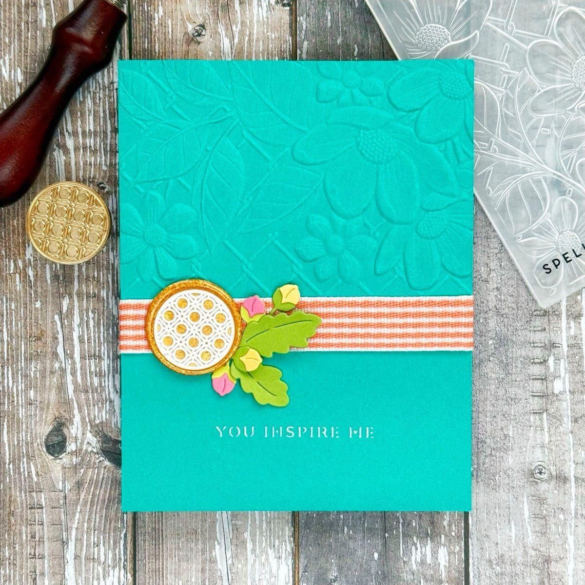 Floral Fence of Togetherness -  3D Embossing Folder of the Month - Image 10