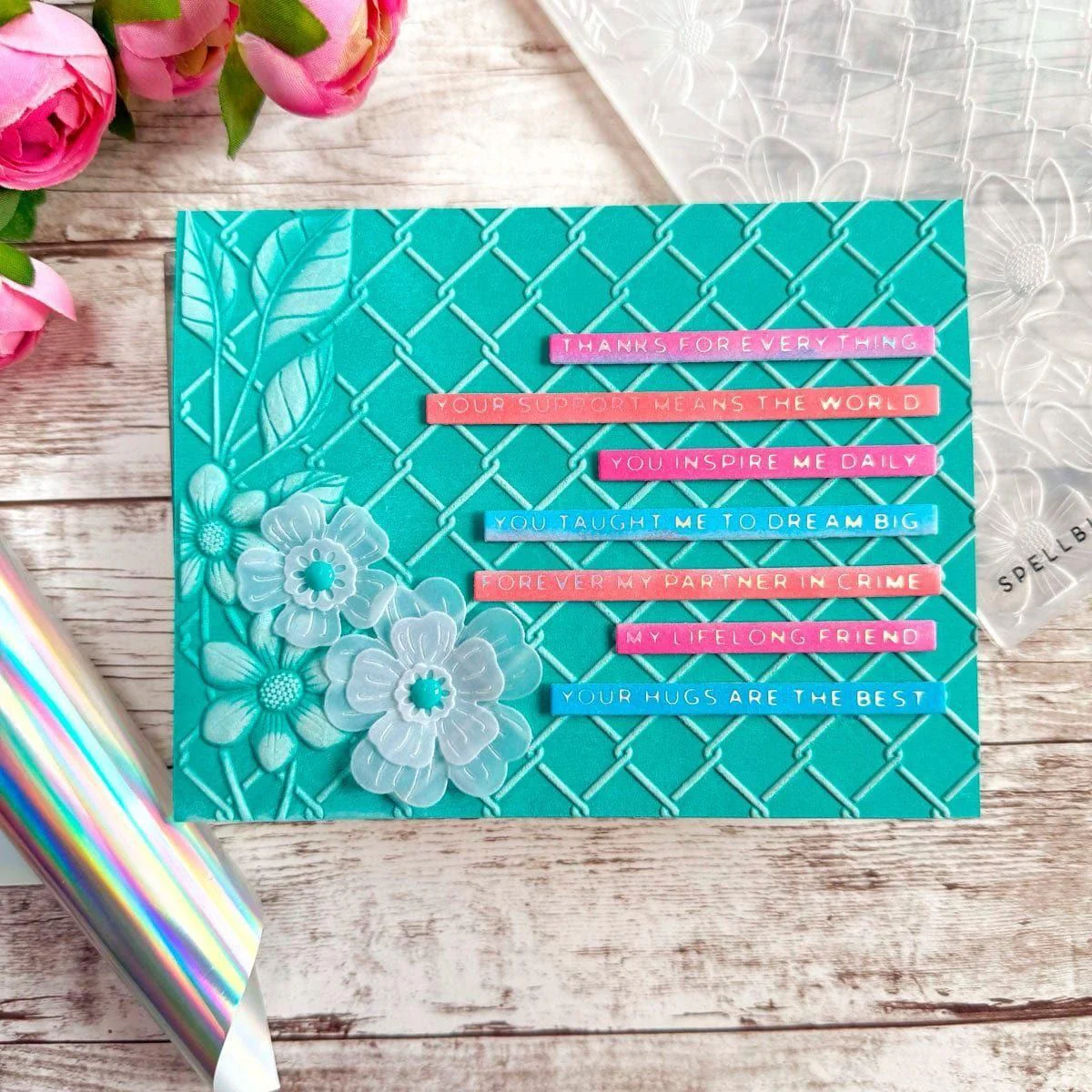 Floral Fence of Togetherness -  3D Embossing Folder of the Month - Image 11
