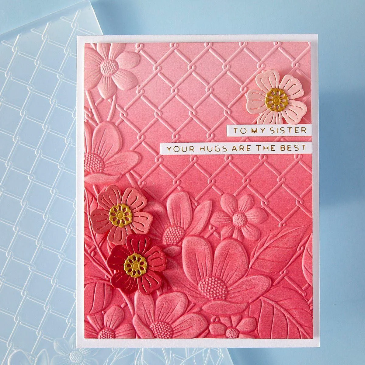 Floral Fence of Togetherness -  3D Embossing Folder of the Month - Image 4