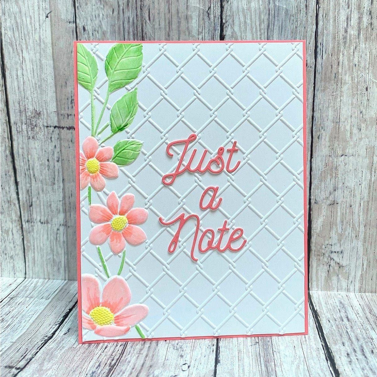 Floral Fence of Togetherness -  3D Embossing Folder of the Month - Image 9