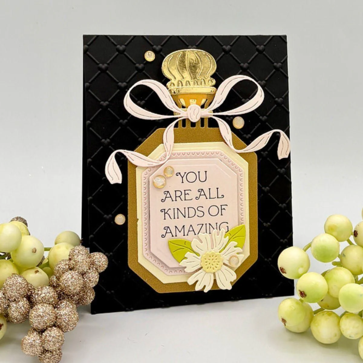 Gorgeous You Perfume Bottle Etched Dies - Image 5
