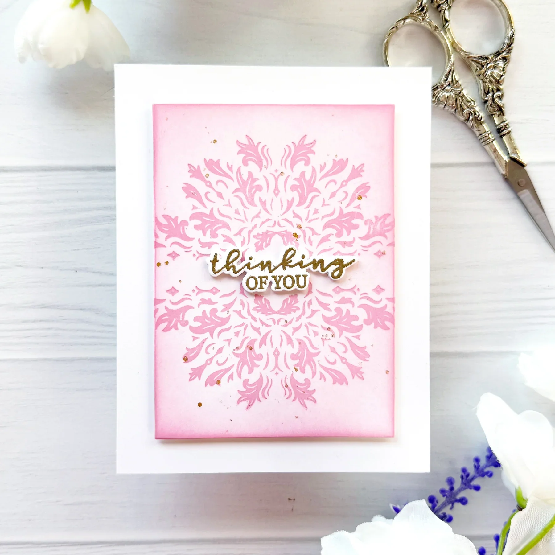 Hero Arts - Lavish Flourish Letterpress + Foil Plate - Image 3