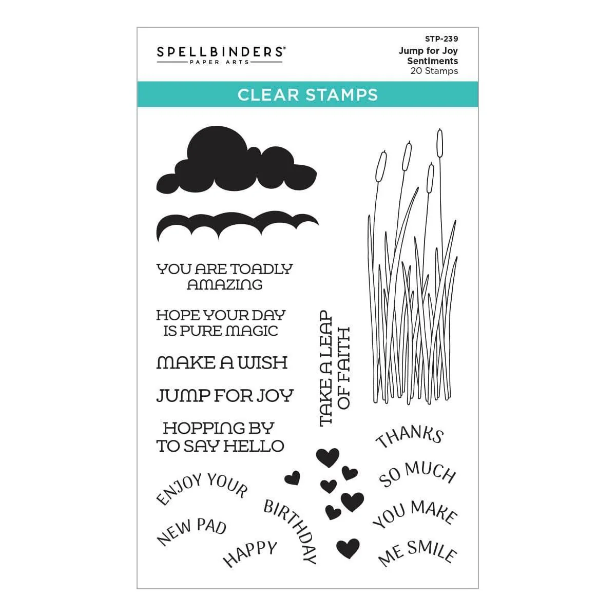 Jump for Joy Sentiments Clear Stamp Set - Image 9