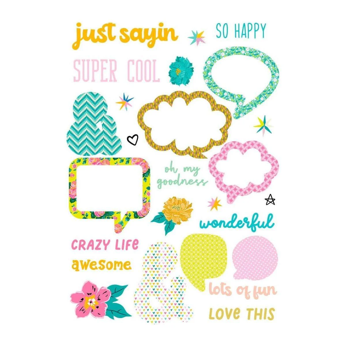 Just Sayin' Sticker Pack from the Just Sayin' Collection by Kelly Bangs - Image 3