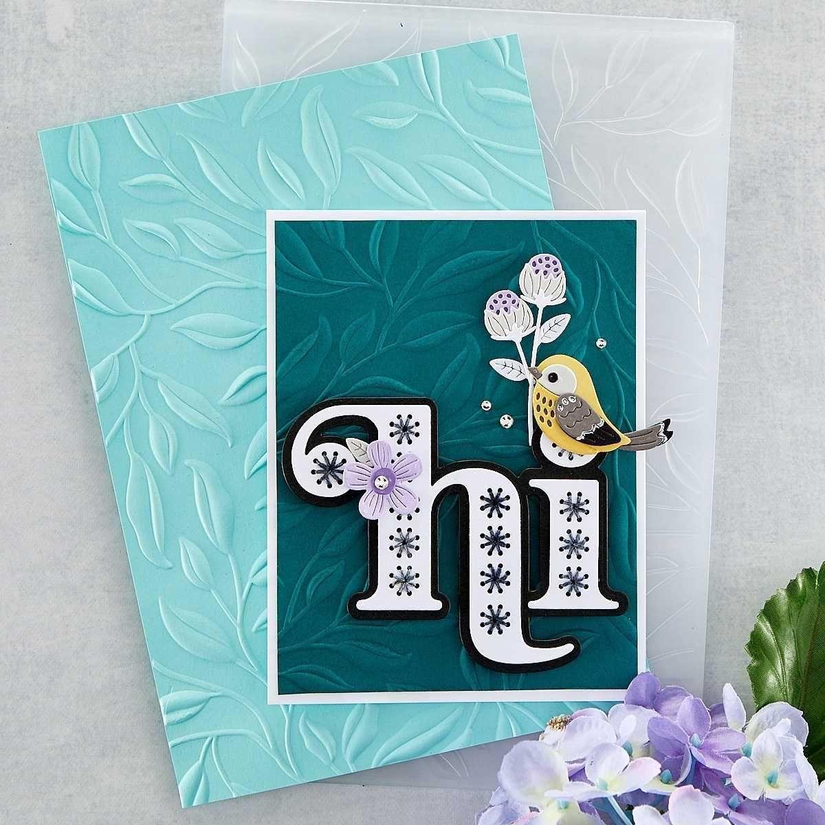 Leafy 3D Embossing Folder - Image 4