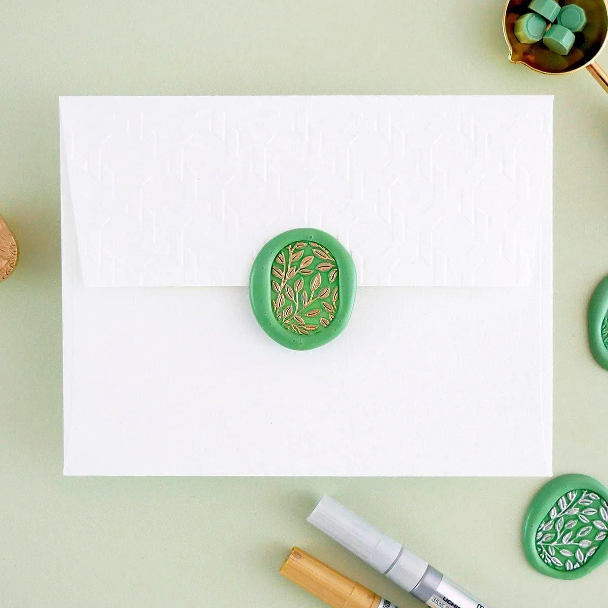 Lush Leaf - Wax Seal of the Month (Seal Stamp Only) - Image 6