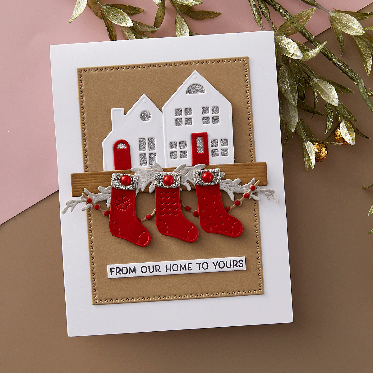 Mantel Village and Decorations Etched Dies Bundle by Simon Hurley - Image 6